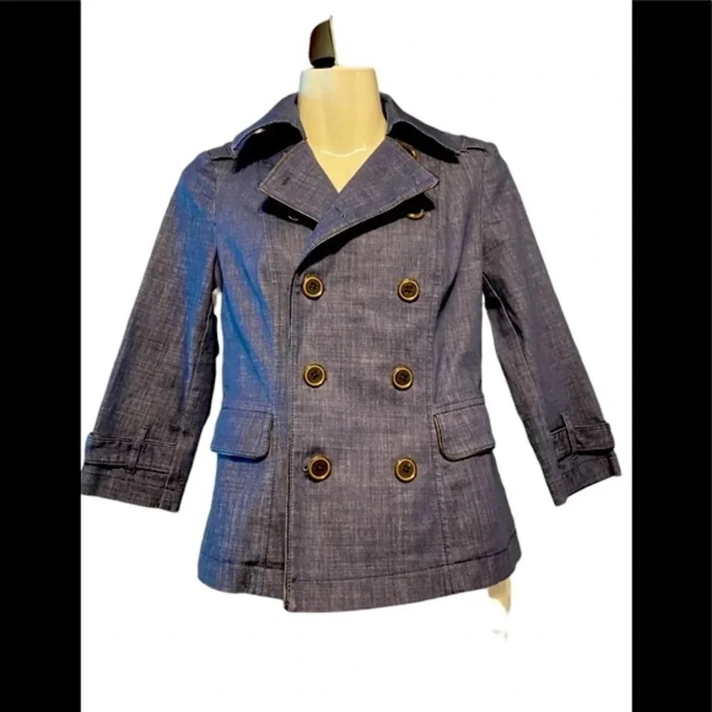 White House Black Market Double Breasted Blazer Jacket